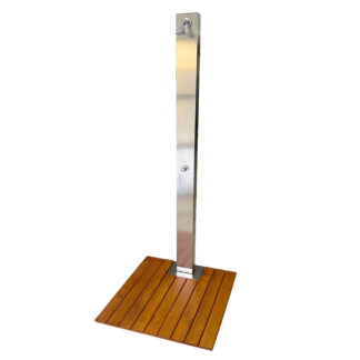 Ahşap Tablalı Havuz Duşu